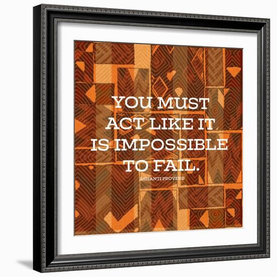 Impossible To Fail-Nicholas Biscardi-Framed Art Print