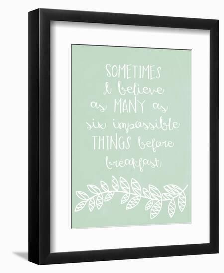 Impossible-Erin Clark-Framed Giclee Print