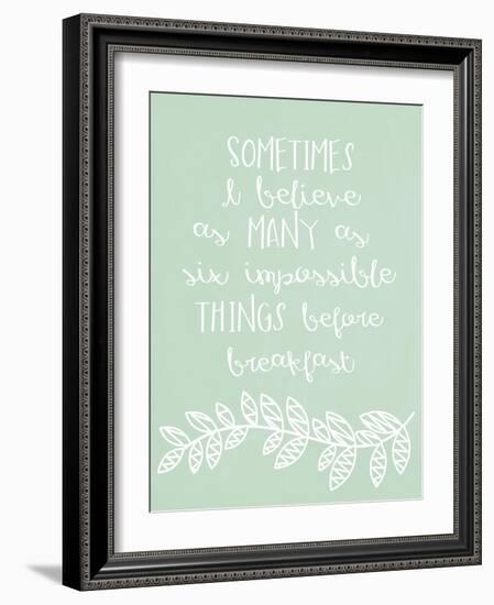 Impossible-Erin Clark-Framed Giclee Print