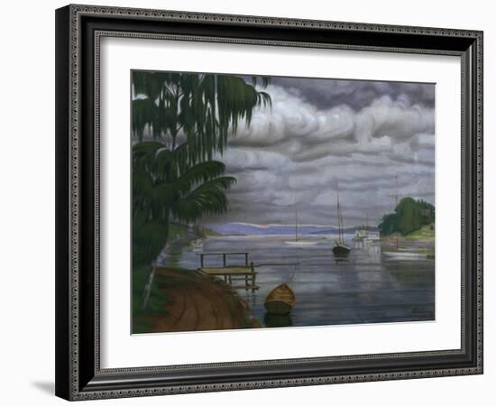 Impression before a Storm, 1930-Harald Sohlberg-Framed Giclee Print