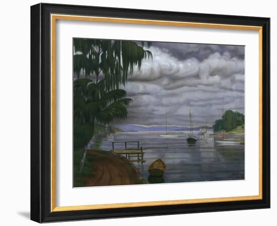 Impression before a Storm, 1930-Harald Sohlberg-Framed Giclee Print