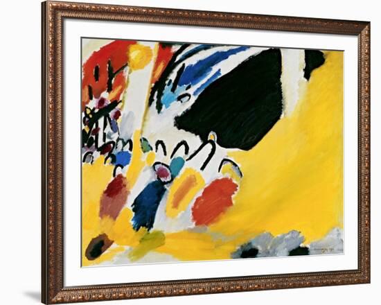 Impression III (Concert)-Wassily Kandinsky-Framed Art Print