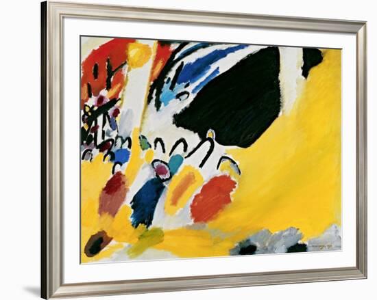 Impression III (Concert)-Wassily Kandinsky-Framed Art Print