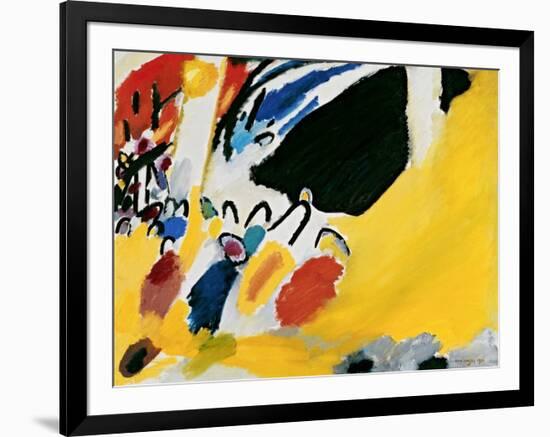 Impression III (Concert)-Wassily Kandinsky-Framed Art Print