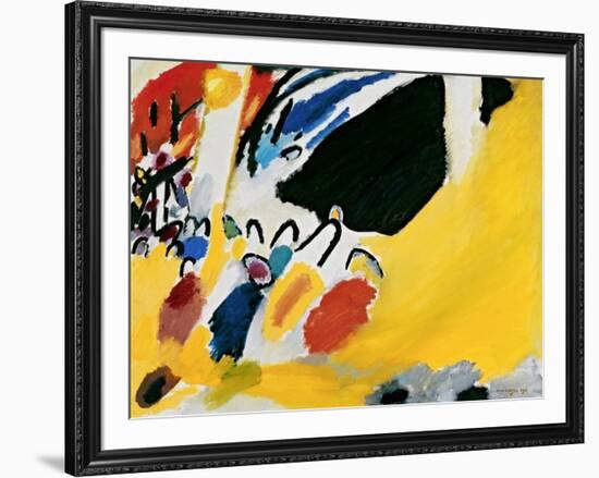 Impression III (Concert)-Wassily Kandinsky-Framed Art Print