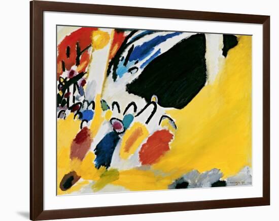 Impression III (Concert)-Wassily Kandinsky-Framed Art Print