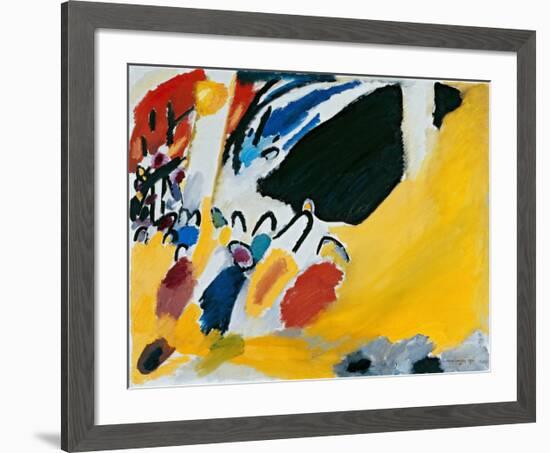 Impression lll (1911)-Wassily Kandinsky-Framed Art Print