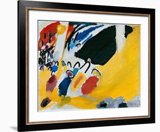 Impression lll (1911)-Wassily Kandinsky-Framed Art Print