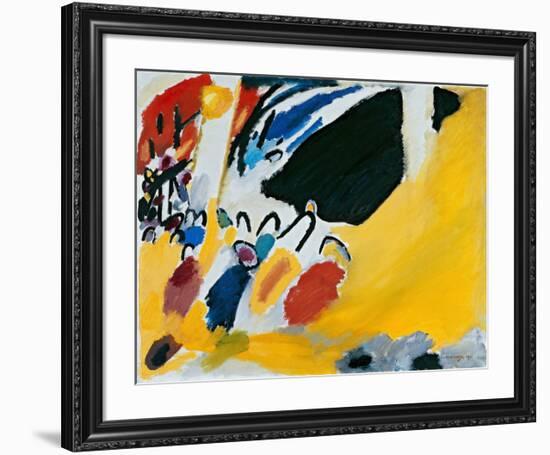 Impression lll (1911)-Wassily Kandinsky-Framed Art Print