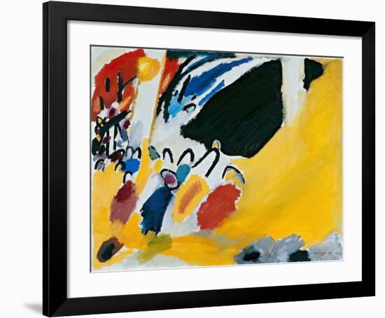 Impression lll (1911)-Wassily Kandinsky-Framed Art Print