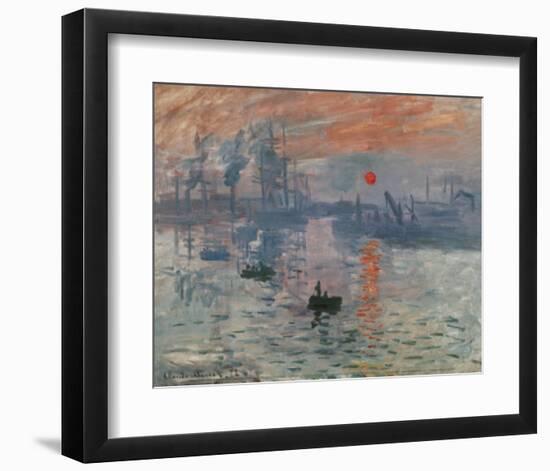 Impression Rising Sun-Claude Monet-Framed Art Print