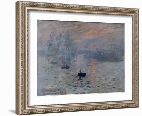 Impression, Rising Sun-Claude Monet-Framed Art Print