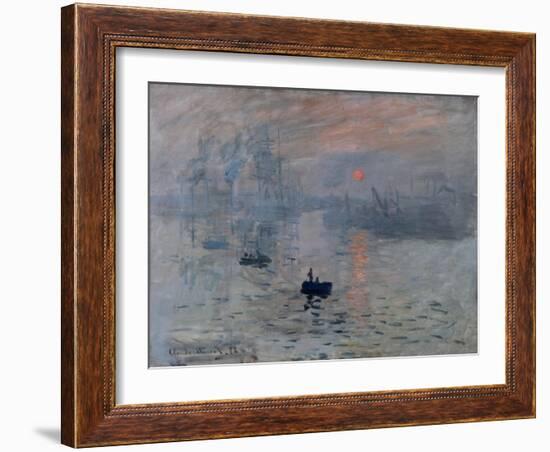 Impression, Rising Sun-Claude Monet-Framed Art Print