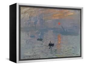 Impression: Sunrise, 1872-Claude Monet-Framed Premier Image Canvas