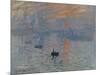 Impression: Sunrise, 1872-Claude Monet-Mounted Premium Giclee Print