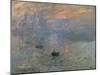 Impression: Sunrise, 1872-Claude Monet-Mounted Giclee Print