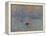 Impression: Sunrise, 1872-Claude Monet-Framed Premier Image Canvas