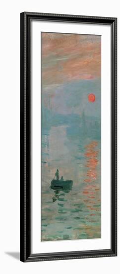 Impression, Sunrise, c. 1872 (detail)-Claude Monet-Framed Art Print