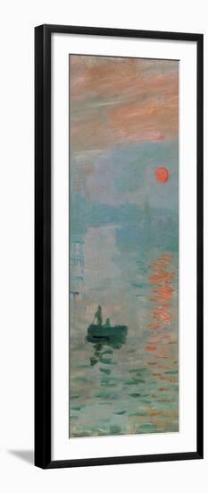 Impression, Sunrise, c. 1872 (detail)-Claude Monet-Framed Art Print