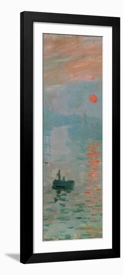 Impression, Sunrise, c. 1872 (detail)-Claude Monet-Framed Art Print