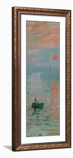 Impression, Sunrise, c. 1872 (detail)-Claude Monet-Framed Art Print