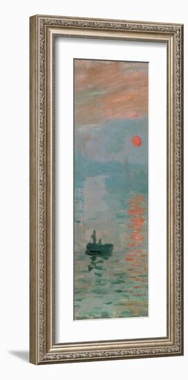 Impression, Sunrise, c. 1872 (detail)-Claude Monet-Framed Giclee Print