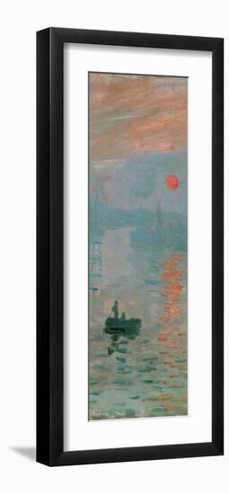 Impression, Sunrise, c. 1872 (detail)-Claude Monet-Framed Giclee Print