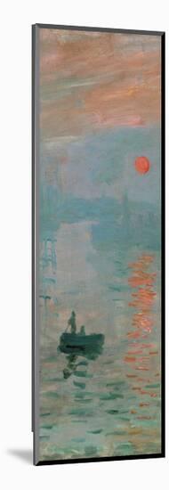 Impression, Sunrise, c. 1872 (detail)-Claude Monet-Mounted Giclee Print