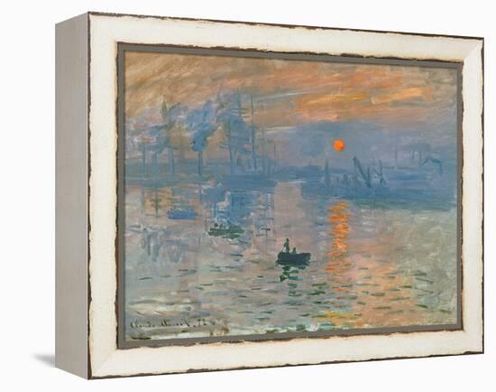 Impression, Sunrise (Impression, Soleil Levan), 1872-Claude Monet-Framed Premier Image Canvas