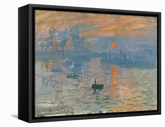 Impression, Sunrise (Impression, Soleil Levan), 1872-Claude Monet-Framed Premier Image Canvas