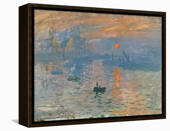 Impression, Sunrise (Impression, Soleil Levan), 1872-Claude Monet-Framed Premier Image Canvas