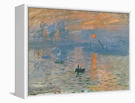 Impression, Sunrise (Impression, Soleil Levan), 1872-Claude Monet-Framed Premier Image Canvas