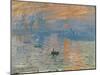 Impression, Sunrise (Impression, Soleil Levan), 1872-Claude Monet-Mounted Giclee Print