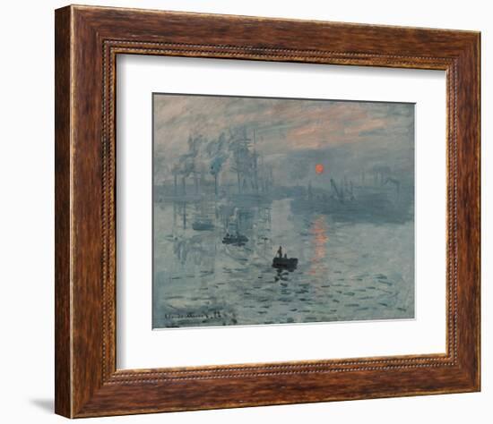 Impression, Sunrise-Claude Monet-Framed Art Print