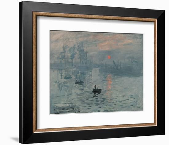 Impression, Sunrise-Claude Monet-Framed Art Print