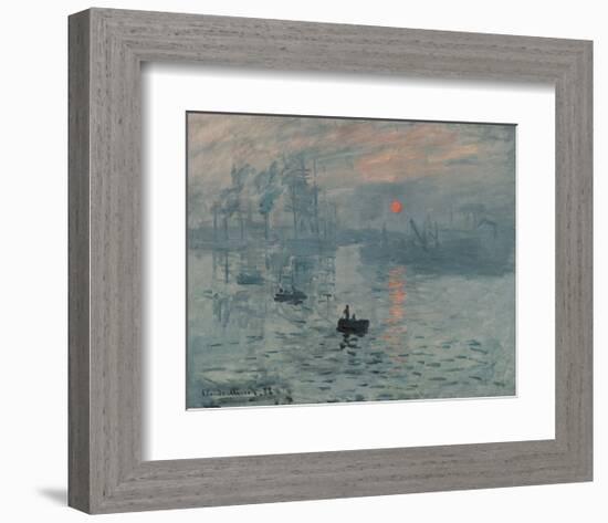 Impression, Sunrise-Claude Monet-Framed Art Print