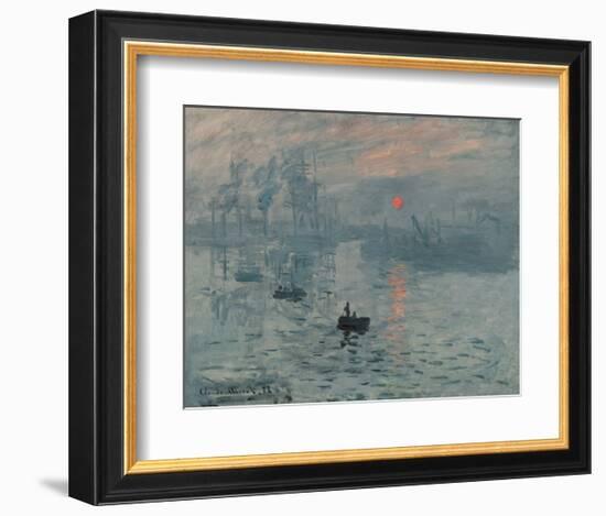 Impression, Sunrise-Claude Monet-Framed Art Print