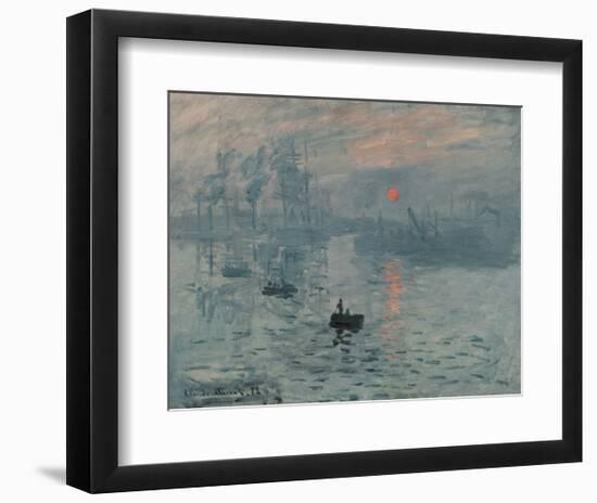 Impression, Sunrise-Claude Monet-Framed Art Print