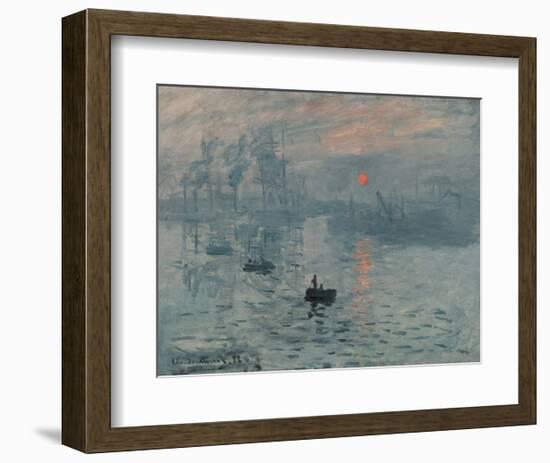 Impression, Sunrise-Claude Monet-Framed Art Print