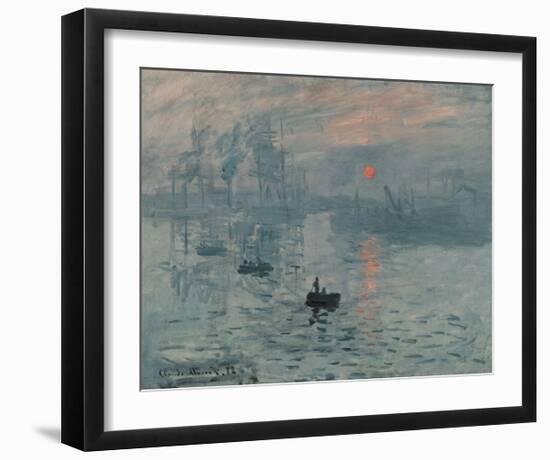 Impression, Sunrise-Claude Monet-Framed Art Print