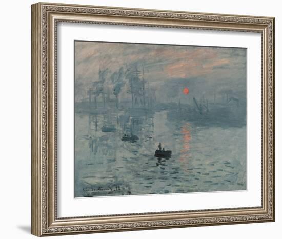 Impression, Sunrise-Claude Monet-Framed Art Print