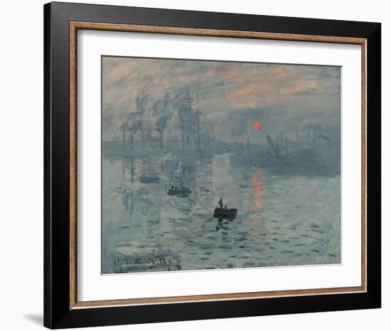 Impression, Sunrise-Claude Monet-Framed Art Print