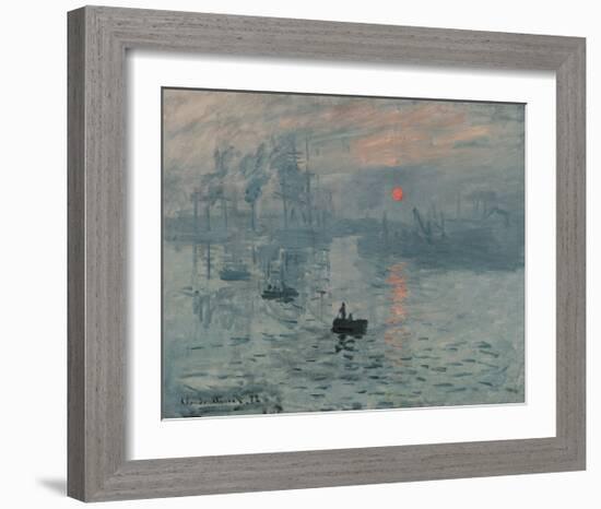 Impression, Sunrise-Claude Monet-Framed Art Print