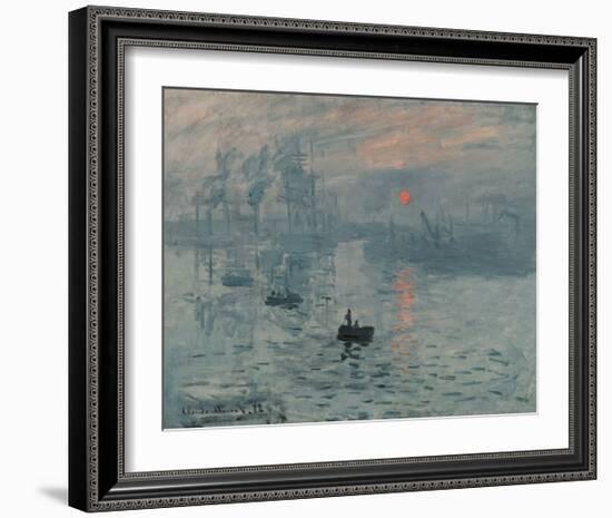 Impression, Sunrise-Claude Monet-Framed Art Print