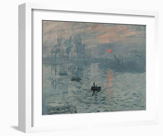 Impression, Sunrise-Claude Monet-Framed Art Print