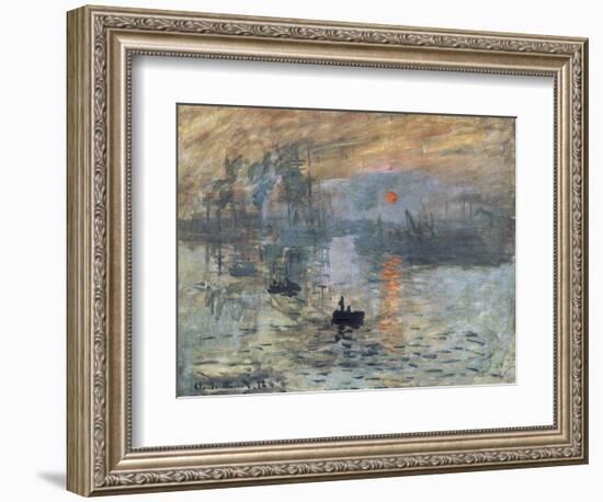 Impression, Sunrise-Claude Monet-Framed Art Print