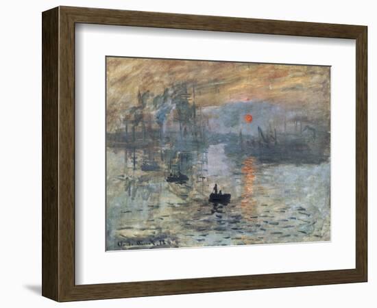 Impression, Sunrise-Claude Monet-Framed Art Print