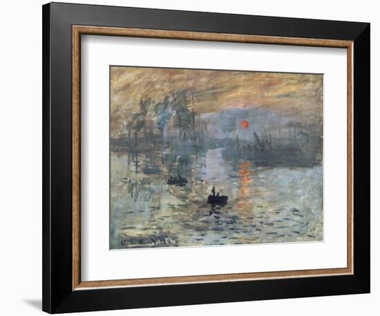 Impression, Sunrise-Claude Monet-Framed Art Print