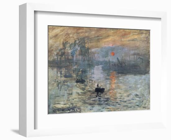 Impression, Sunrise-Claude Monet-Framed Art Print