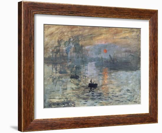 Impression, Sunrise-Claude Monet-Framed Art Print